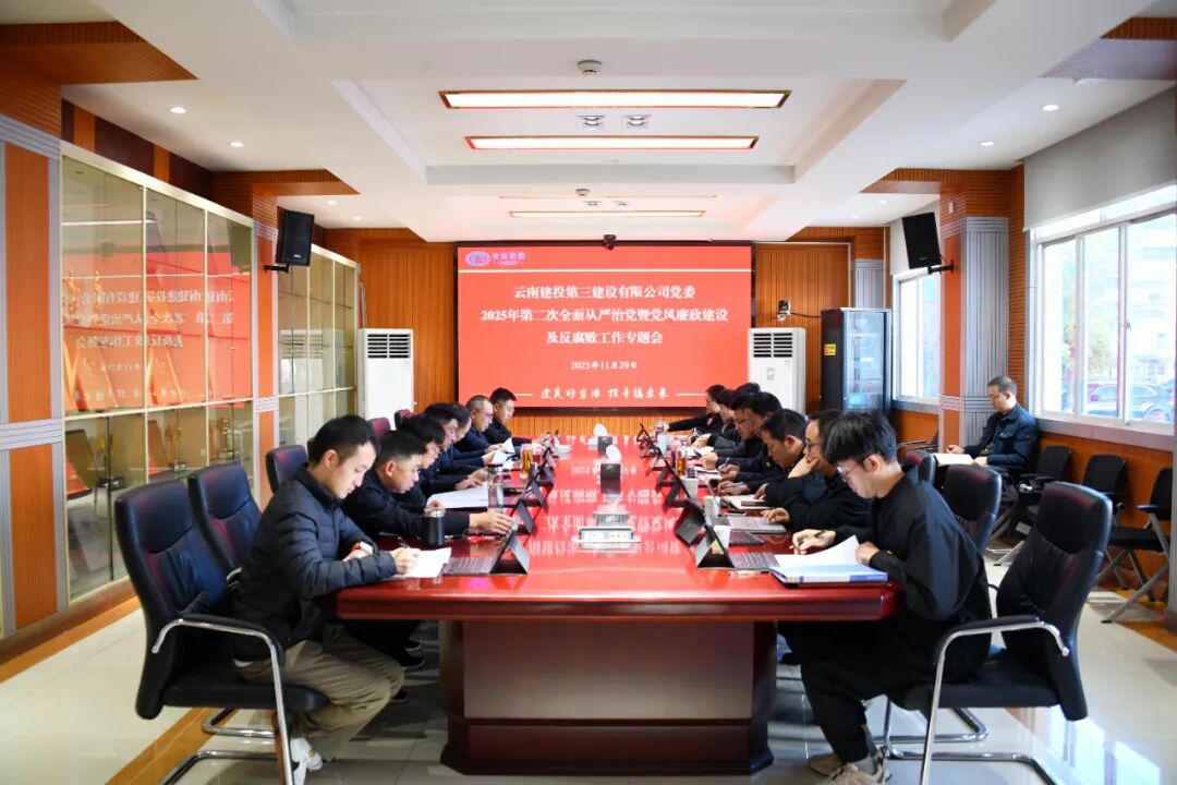 公司黨委召開全面從嚴治黨暨黨風廉政建設(shè)及反腐敗工作專題會議