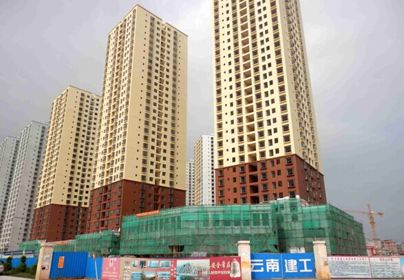 玉溪火車站公租房項目基礎(chǔ)、主體分部工程通過驗收