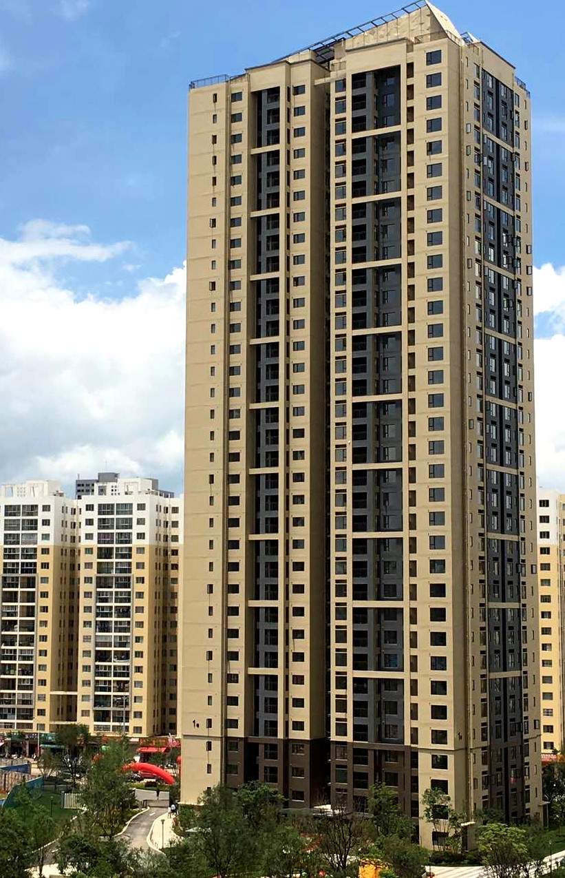 第一項目部魅力之城A7-1地塊1-2棟、地下室項目工程順利通過竣工驗收