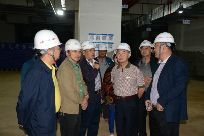 我國建筑業(yè)專家到集團兩項目參觀