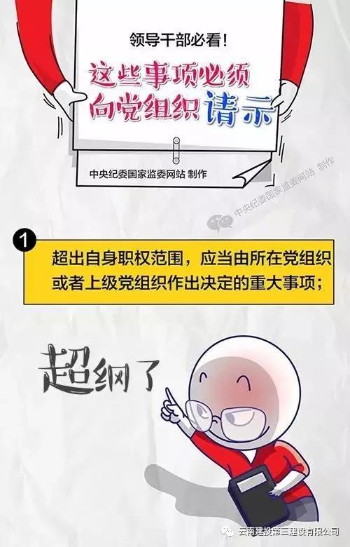 【紀(jì)檢·提醒】領(lǐng)導(dǎo)干部必看！這些事項(xiàng)必須向黨組織請(qǐng)示報(bào)告