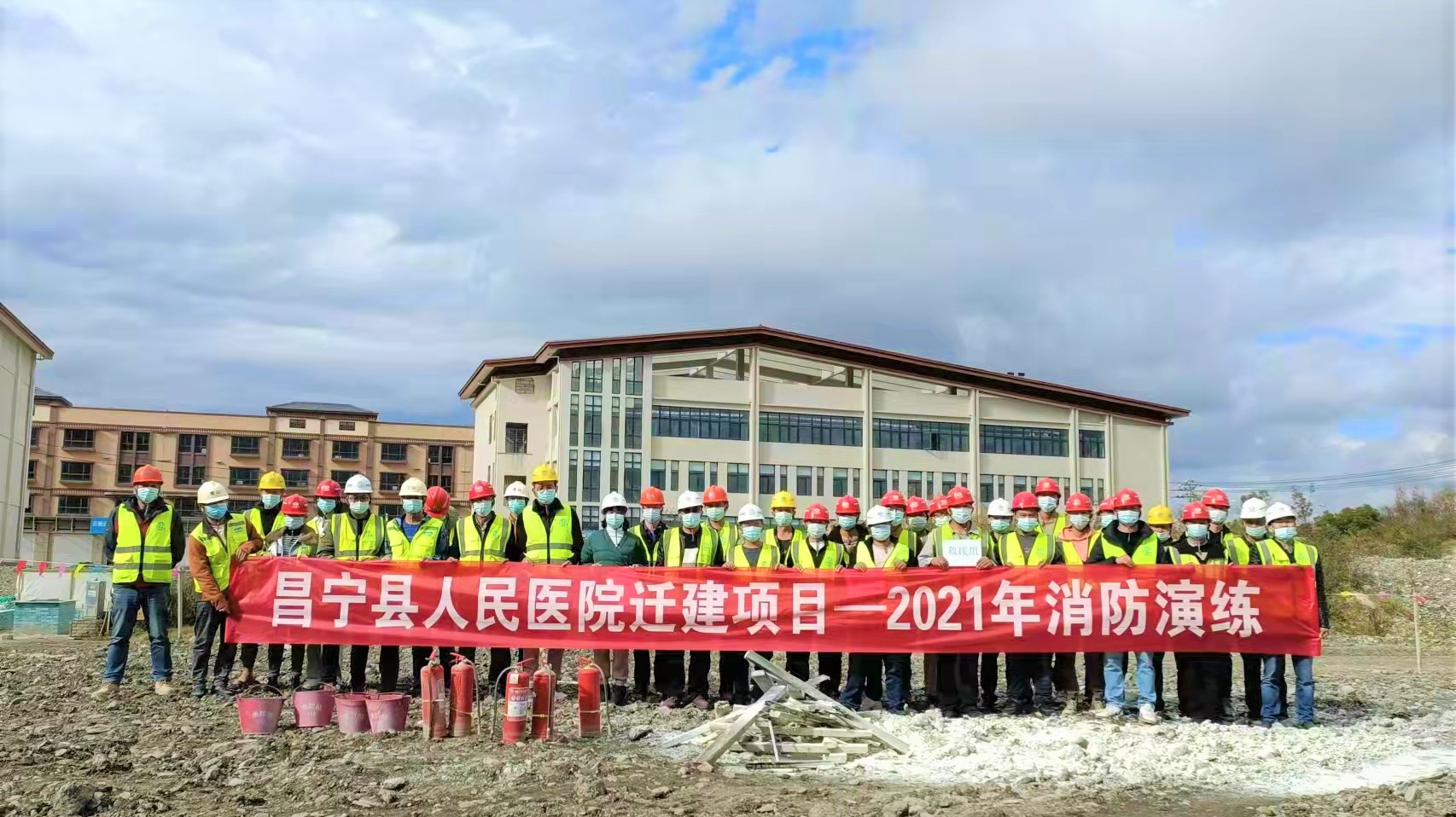 第七直管項目部開展消防演練，強(qiáng)化消防安全意識